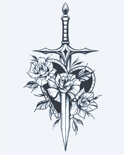 Épée de roses